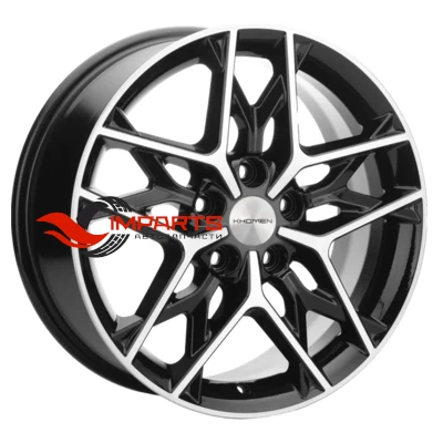 Колесный диск Khomen Wheels 7x17/5x114,3 ET48 D67,1 KHW1709 (Kia K5) Black-FP