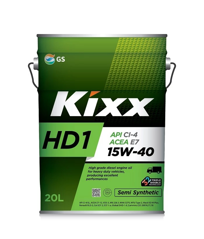 Моторное масло Kixx HD1 10W-40 синтетическое 20 л