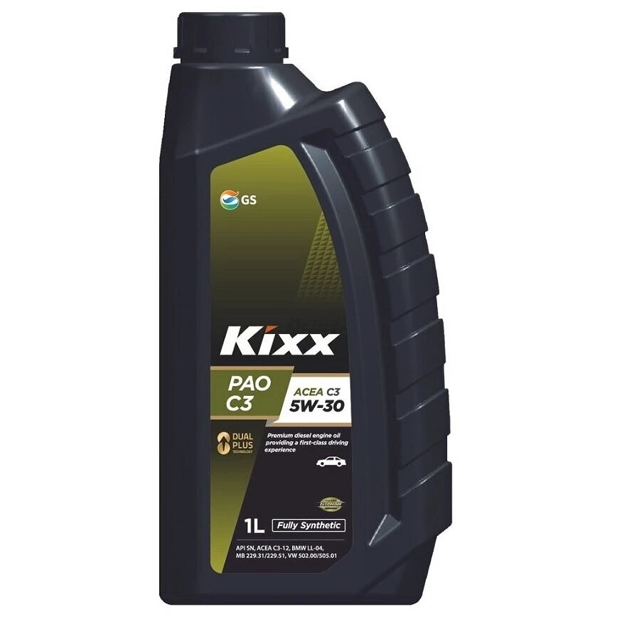 Моторное масло Kixx PAO C3 5W-30 синтетическое 1 л