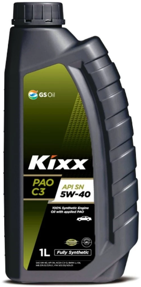 Моторное масло Kixx PAO C3 5W-40 синтетическое 1 л