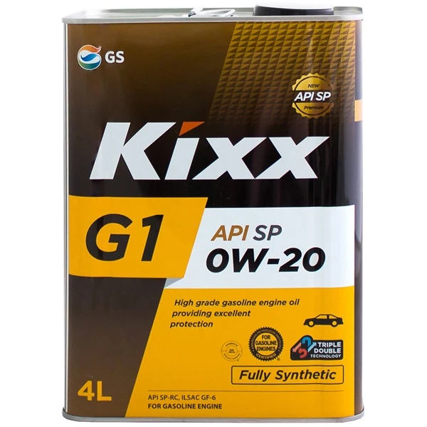 Моторное масло Kixx G1 SP 0W-20 синтетическое 4 л
