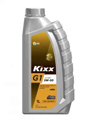 Моторное масло Kixx G1 5W-40 SP, синтетическое, 1 л