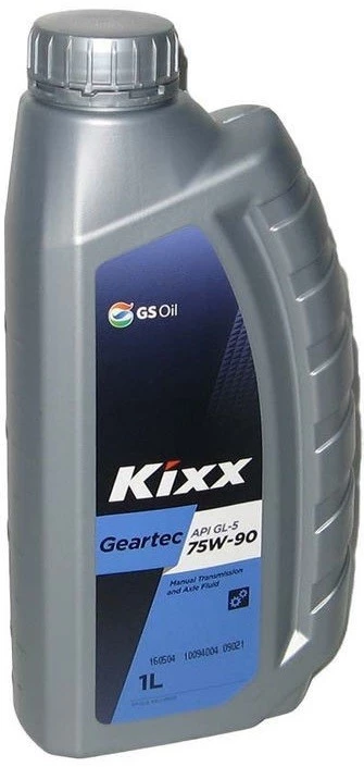 Масло трансмиссионное Kixx Geartec 75W-90 полусинтетическое 1 л