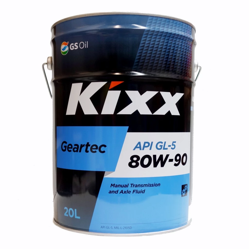 Масло трансмиссионное Kixx Geartec 80W-90 полусинтетическое 20 л