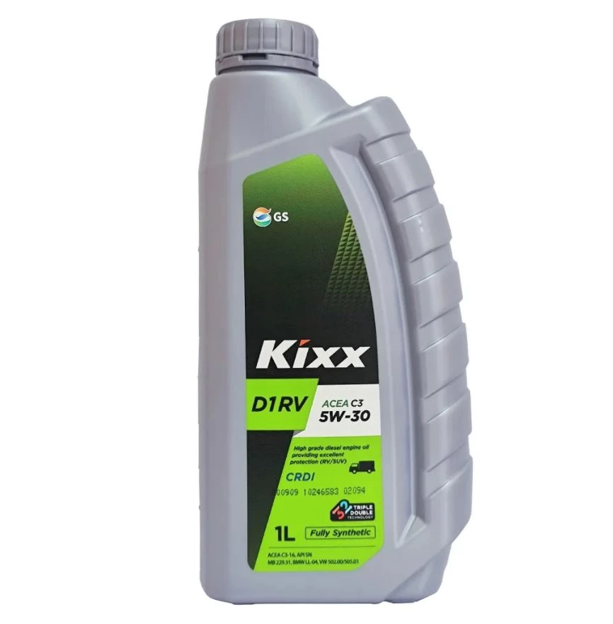 Моторное масло Kixx D1 RV 5W-30 1 л