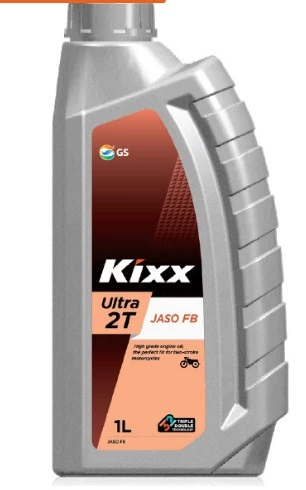 Моторное масло 2-х тактное Kixx Ultra 2T FM2 полусинтетическое 1 л