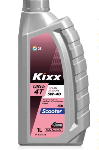 Моторное масло 4-х тактное Kixx Ultra 4T Scooter 5W-40 синтетическое 1 л