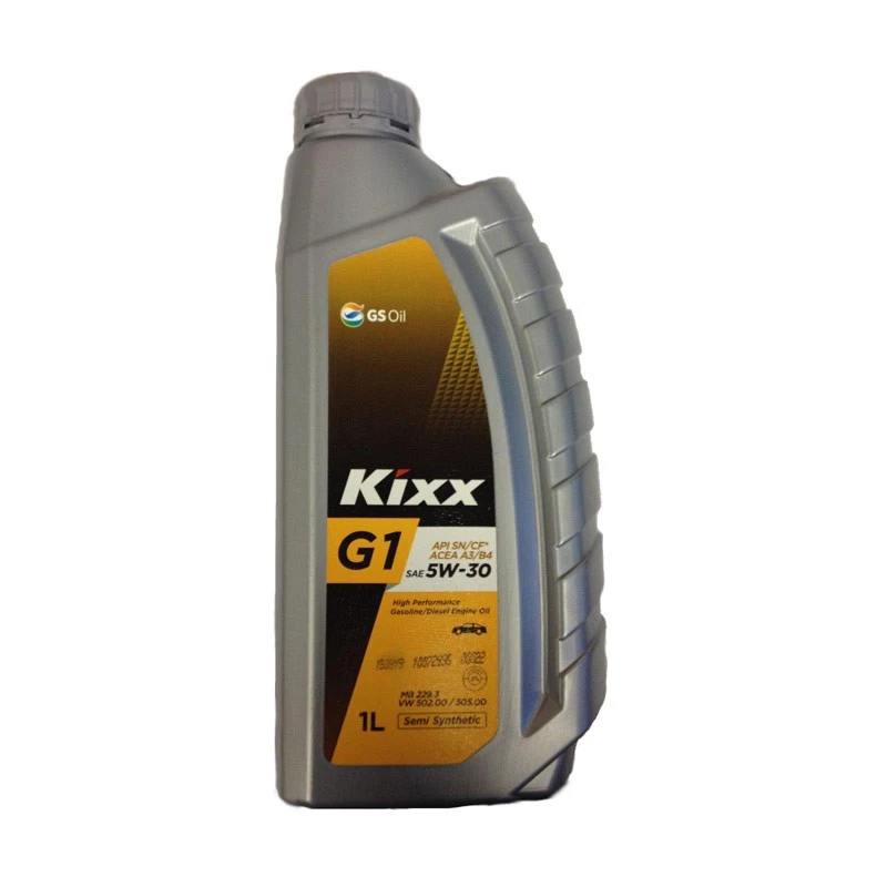 Моторное масло Kixx G1 A3/B4 5W-30 полусинтетическое 1 л