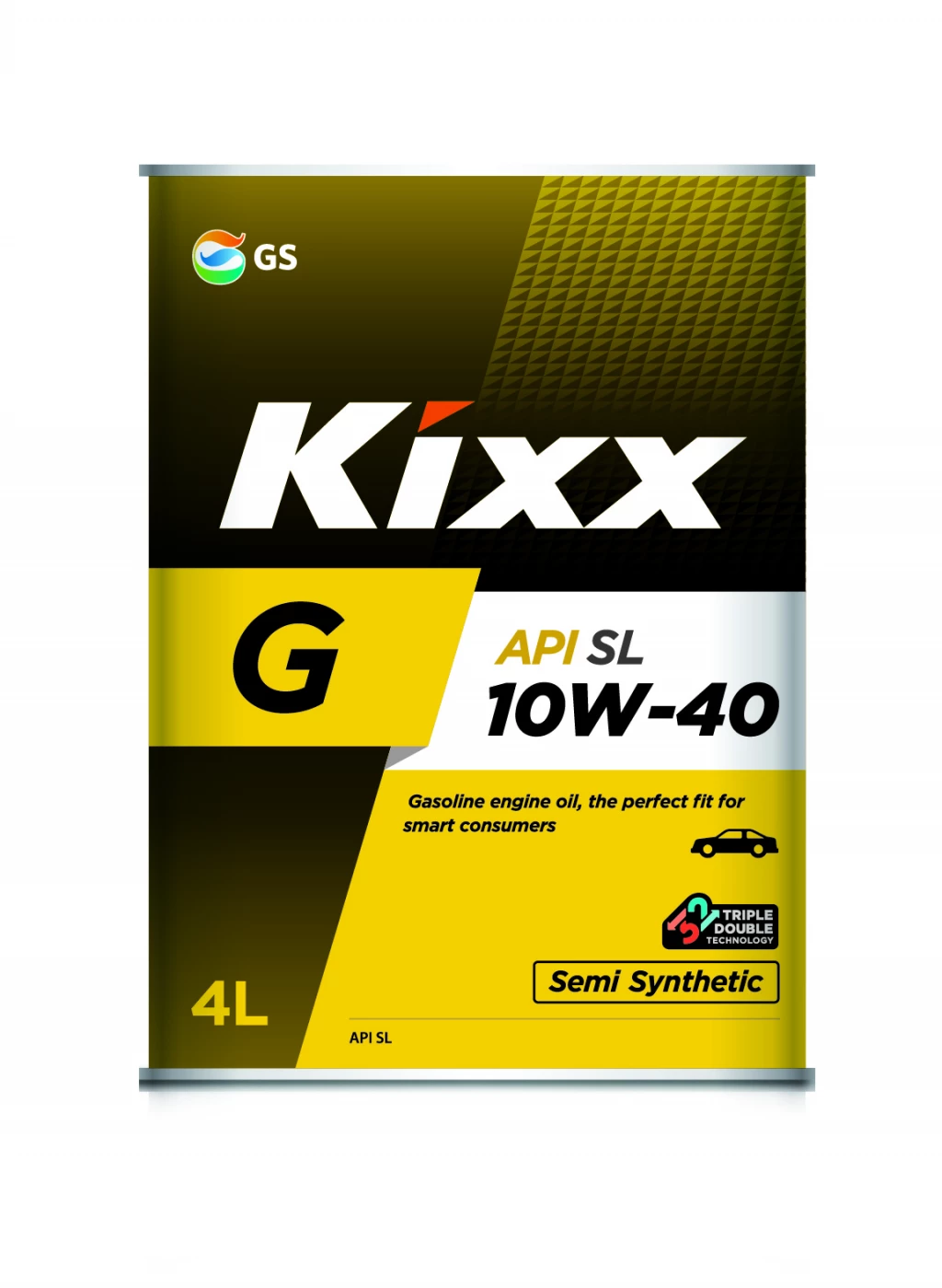 Моторное масло Kixx G1 SL 10W-40 полусинтетическое 4 л.