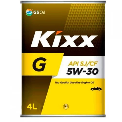 Моторное масло Kixx G SJ 5W-30 полусинтетическое 4 л