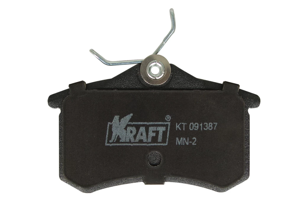 Колодки тормозные дисковые задние (с антишумовой накладкой) KRAFT KT 091387