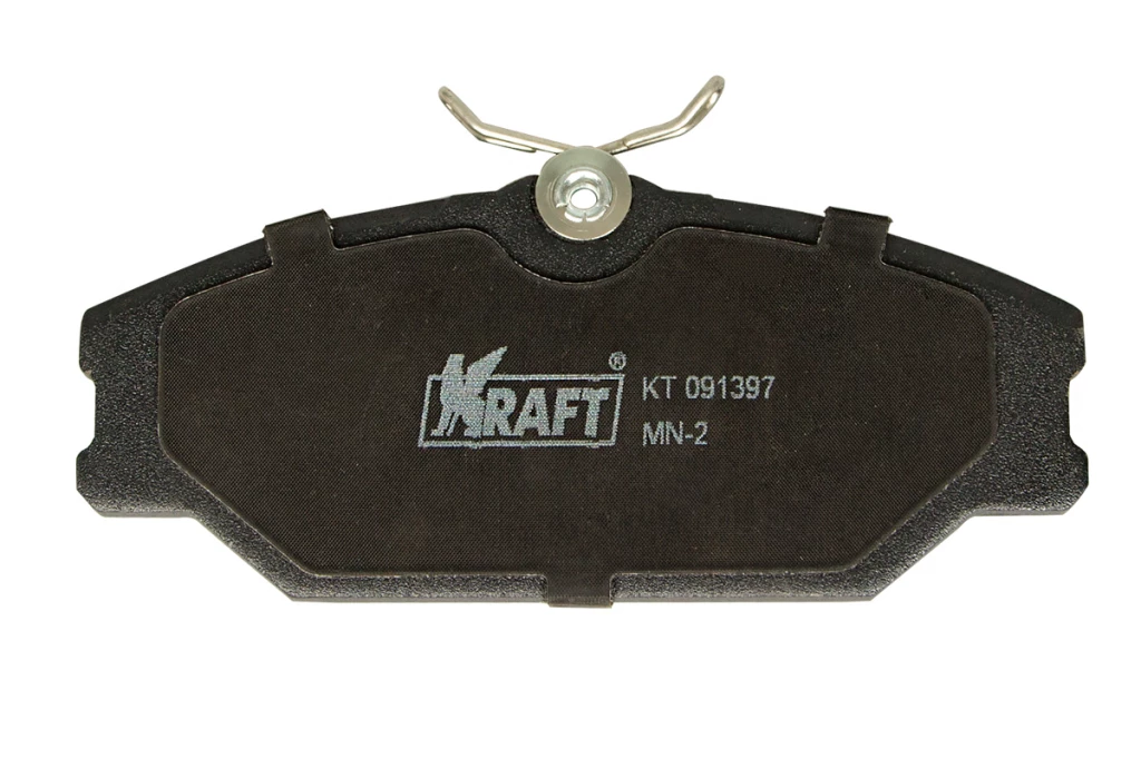 Колодки тормозные дисковые передние (с антишумовой накладкой) KRAFT KT 091397