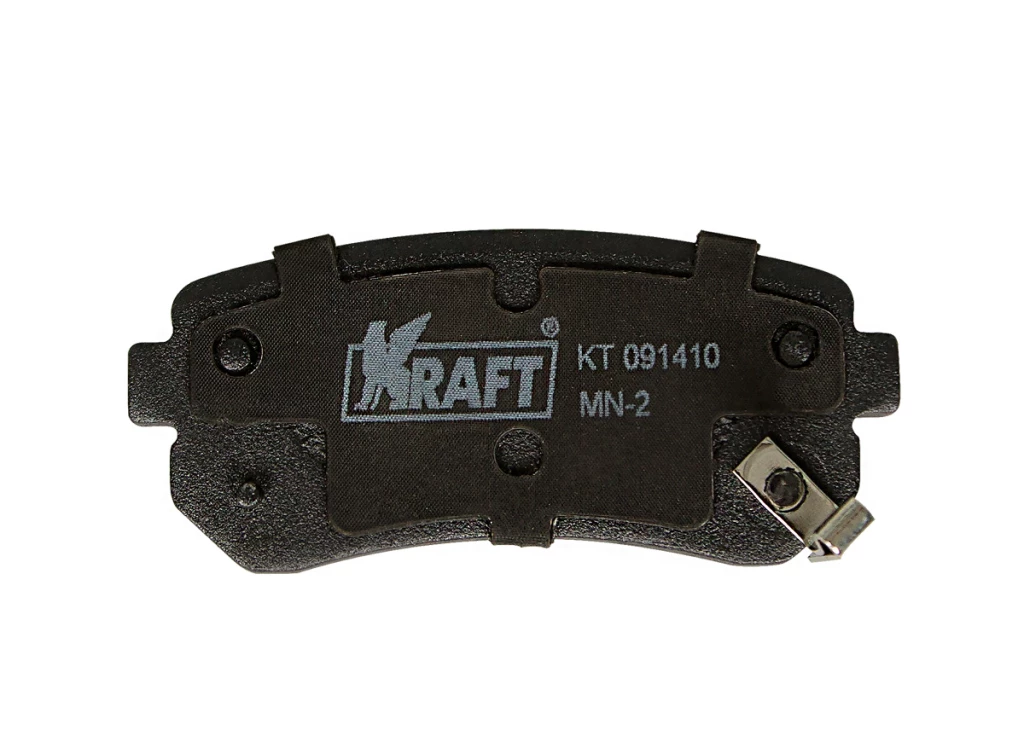 Колодки тормозные дисковые задние (с антишумовой накладкой) KRAFT KT 091410