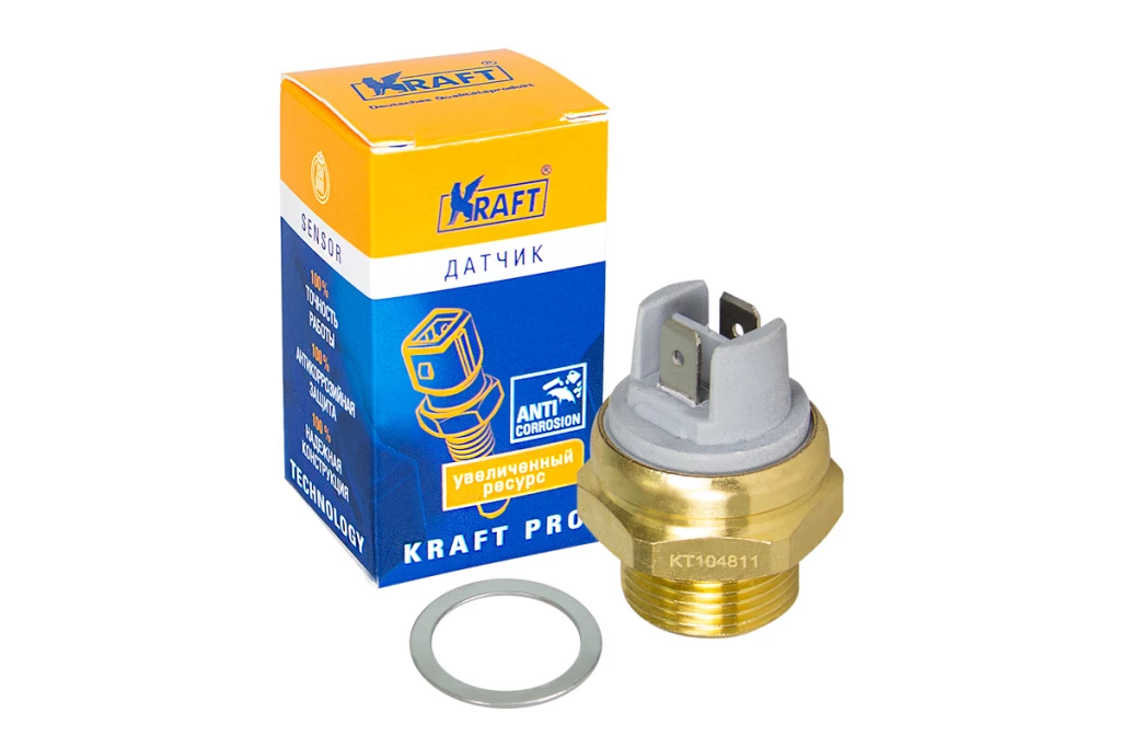 Датчик включения вентилятора KRAFT KT 104811