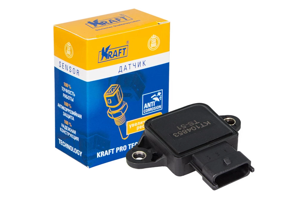Датчик положения дроссельной заслонки KRAFT KT104853