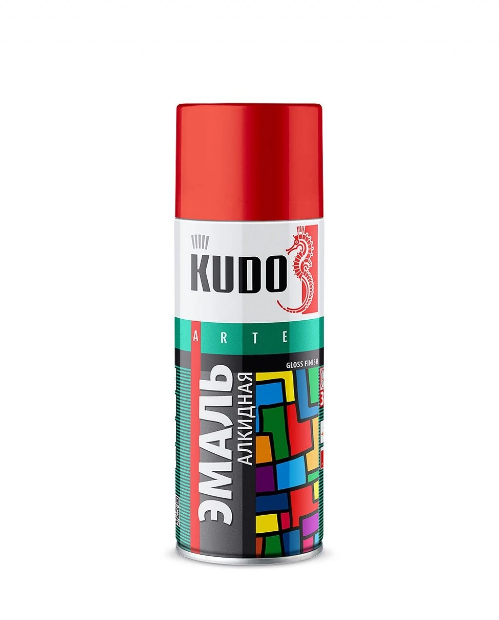 Краска универсальная KUDO салатовая (520 мл) (аэрозоль)