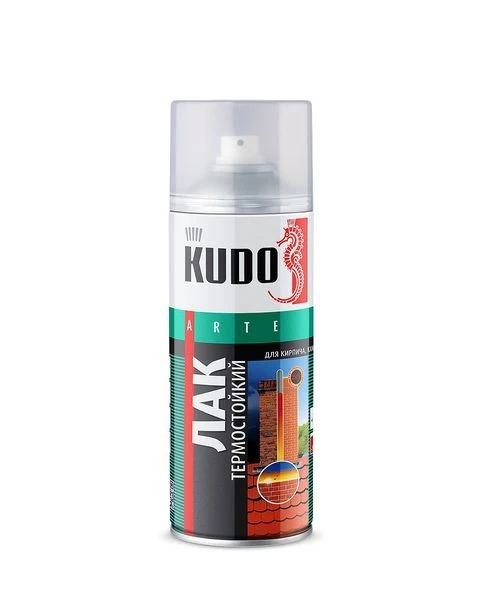 Лак термостойкий KUDO (520 мл) (аэрозоль)