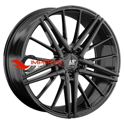 Колесный диск LS FlowForming 8,5x19/5x114,3 ET30 D67,1 RC76 BK (конус, Колпак+лого)