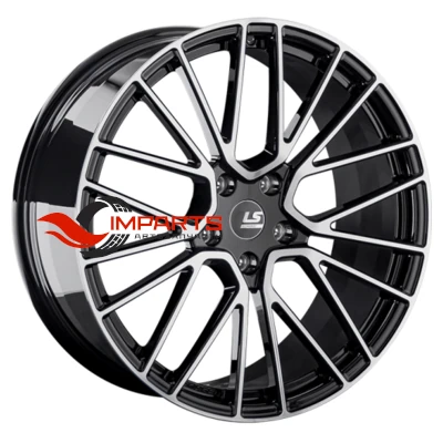 Колесный диск LS Forged 11,5x22/5x130 ET52 D71,6 LS FG17 BKF (конус, C570)