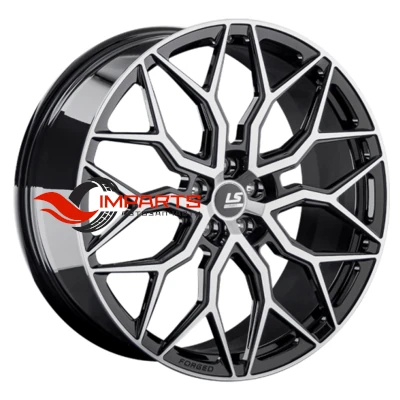 Колесный диск LS Forged 9,5x22/5x114,3 ET47 D67,1 LS FG13 BKF (конус, C570)