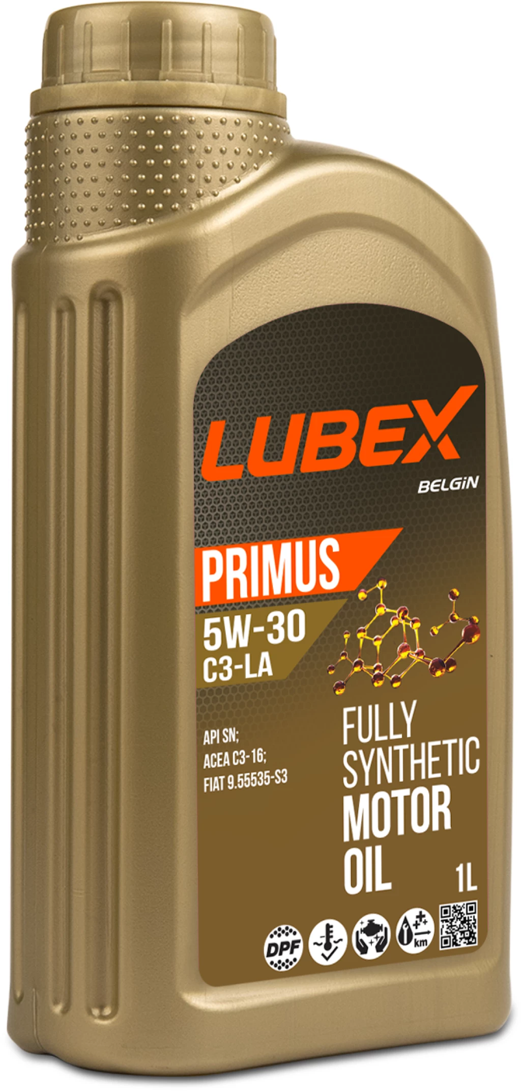 Моторное масло LUBEX Primus C3-LA 5W-30 синтетическое 1 л