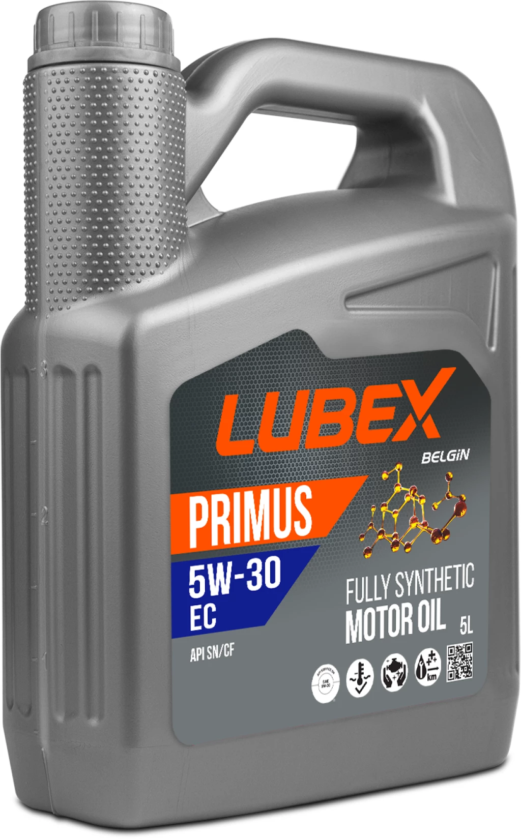 Моторное масло LUBEX Primus EC 5W-30 синтетическое 5 л