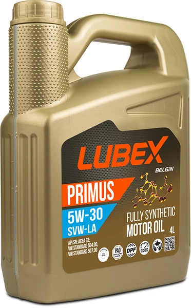 Моторное масло LUBEX Primus SVW-LA 5W-30 синтетическое 4 л