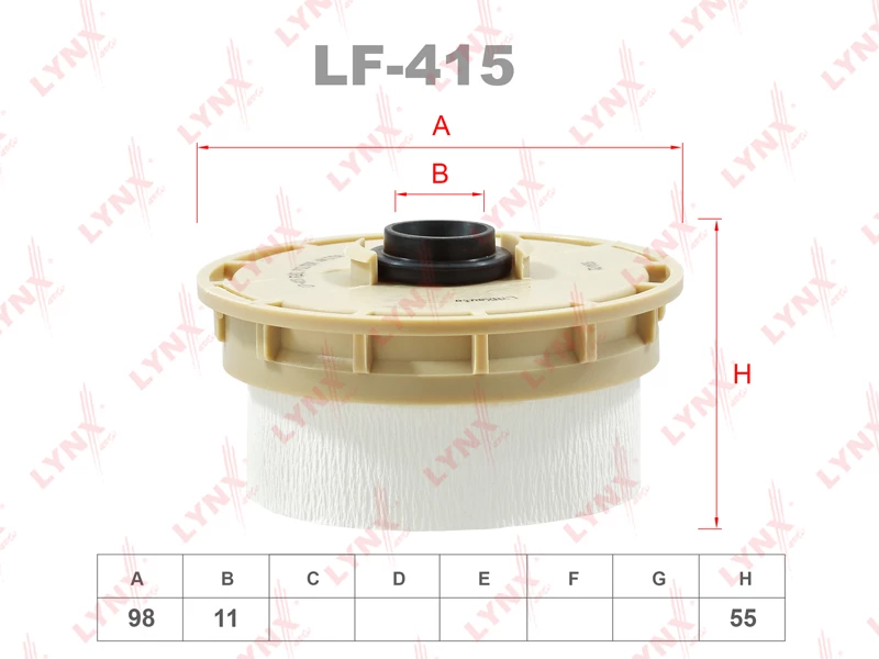 Фильтр топливный LYNXauto LF-415