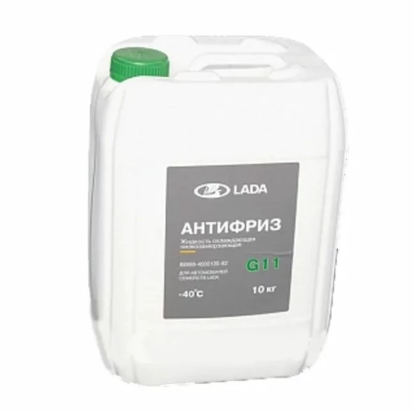 Антифриз Lada G11 -40°С зеленый 10 кг