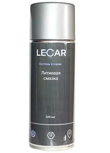 Смазка литиевая LECAR (520 мл) (аэрозоль)