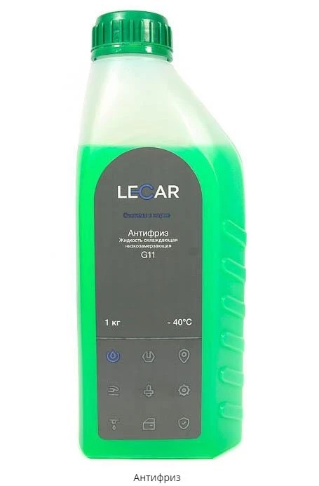 Антифриз Lecar G11 -40°С зеленый 1 кг