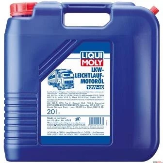 Моторное масло Liqui Moly LKW-Leichtlauf-Motoroil Basic 10W-40 полусинтетическое 20 л