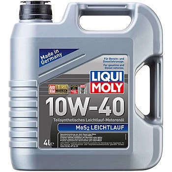 Моторное масло Liqui Moly MoS2 Leichtlauf 10W-40 полусинтетическое 4 л