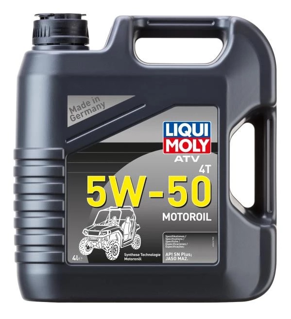 Моторное масло 4-х тактное Liqui Moly ATV 4T Motoroil 5W-50 синтетическое 4 л