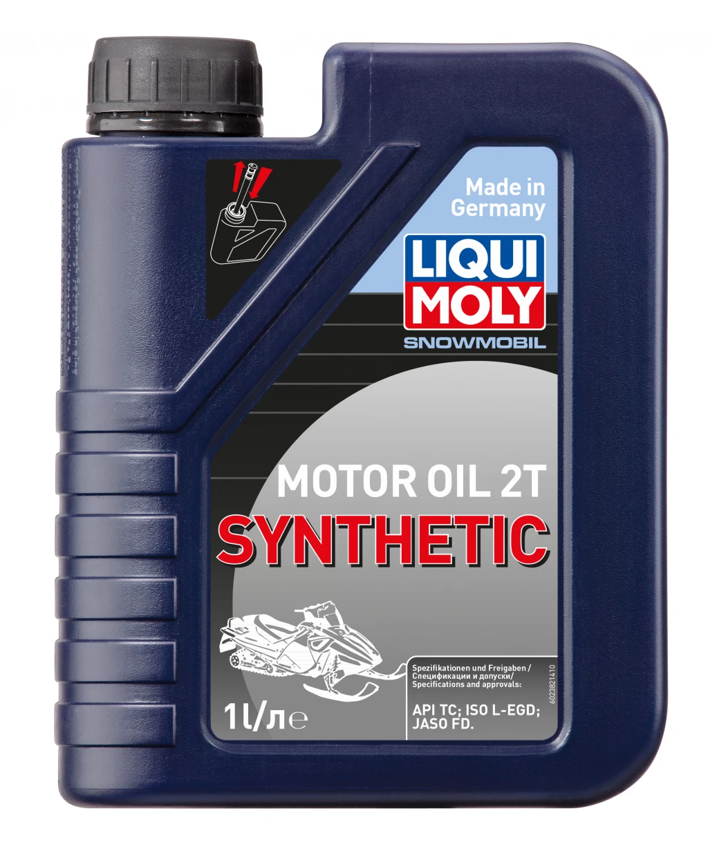 Моторное масло 2-х тактное Liqui Moly Snowmobil Motoroil 2T синтетическое 1 л