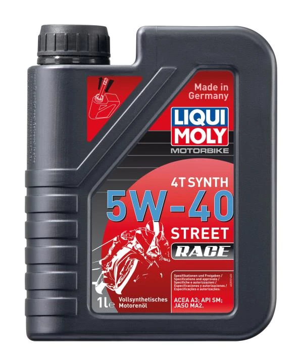 Моторное масло Liqui Moly Racing Synth 4T 5W-40 синтетическое 1 л