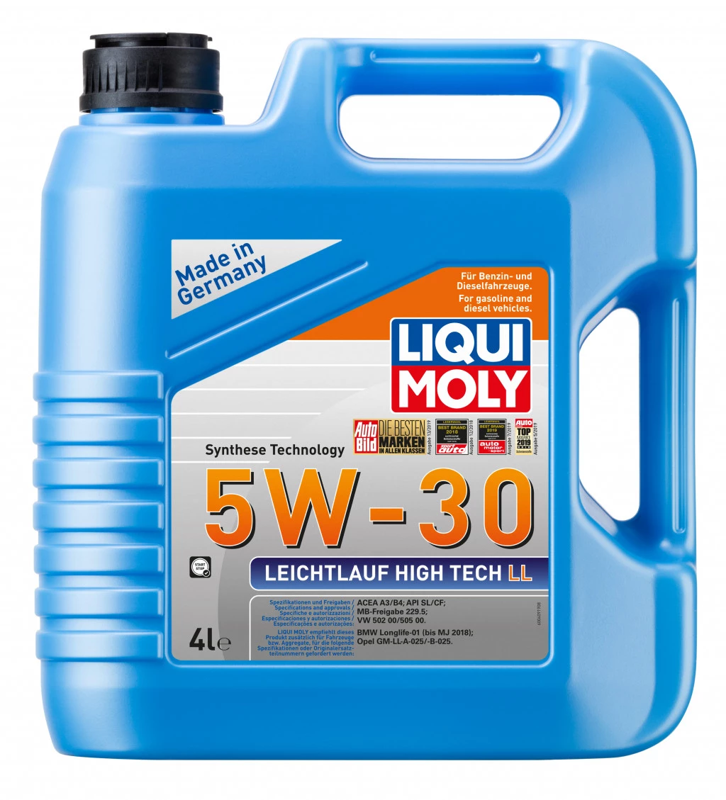 Моторное масло Liqui Moly Leichtlauf High Tech LL 5W-30 синтетическое 4 л