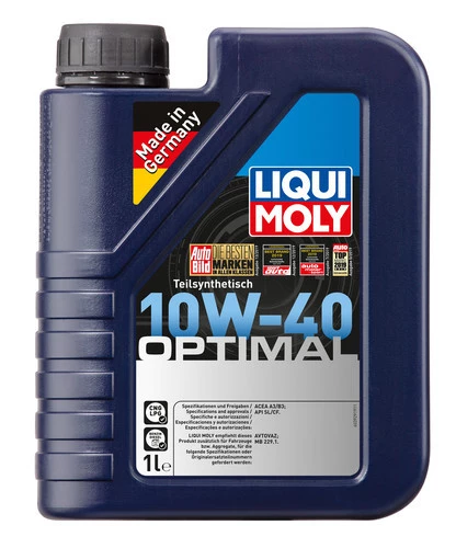 Моторное масло Liqui Moly Optimal 10W-40 полусинтетическое 1 л