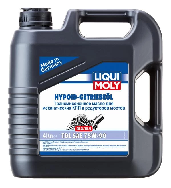 Масло трансмиссионное Liqui Moly Hypoid-Getriebeoil TDL 75W-90 полусинтетическое 4 л