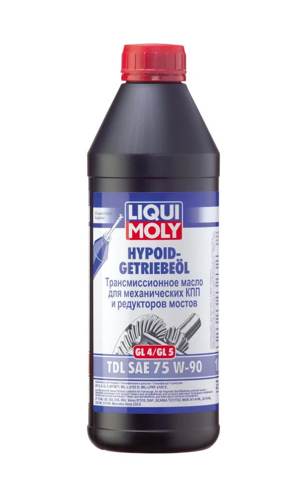 Масло трансмиссионное Liqui Moly Hypoid-Getriebeoil TDL 75W-90 полусинтетическое 1 л