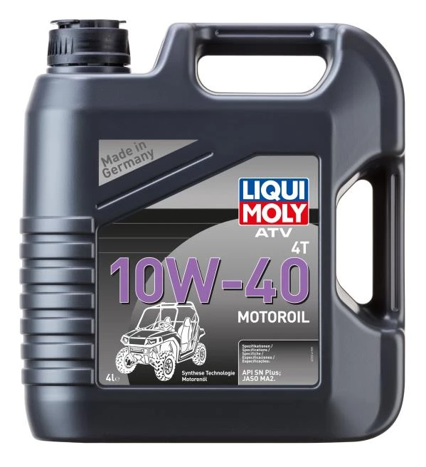 Моторное масло 4-х тактное Liqui Moly ATV 4T Motoroil Offroad 10W-40 синтетическое 1 л