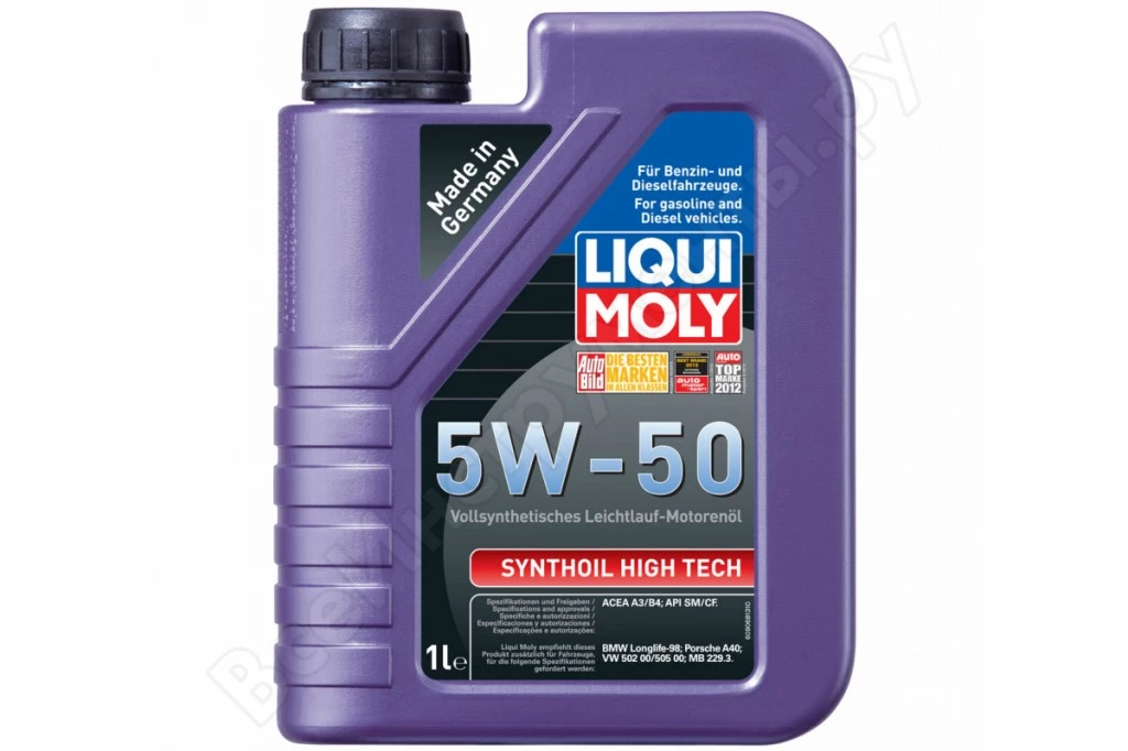 Моторное масло Liqui Moly Synthoil High Tech 5W-50 синтетическое 1 л