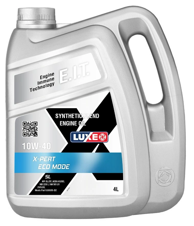 Моторное масло Luxe X-Pert ECO mode 10W-40 синтетическое 4 л