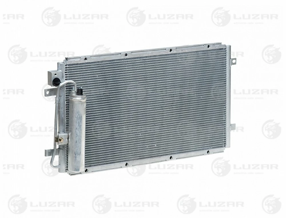 Радиатор кондиционера 2190 (алюм.) в сборе LUZAR аналог Panasonic с ресивером