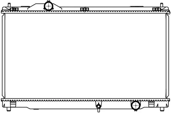 Радиатор системы охлаждения Lexus IS II (05-) 2.5i/3.5i (LRc 1913) Luzar LRC1913