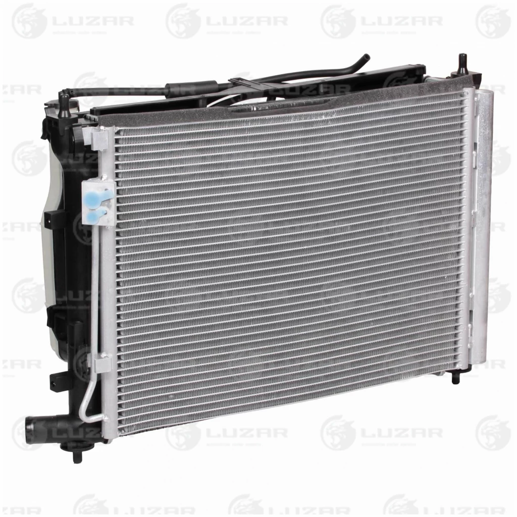 Блок охлаждения (радиатор+конденсер+вентилятор) Luzar LRK 08L5