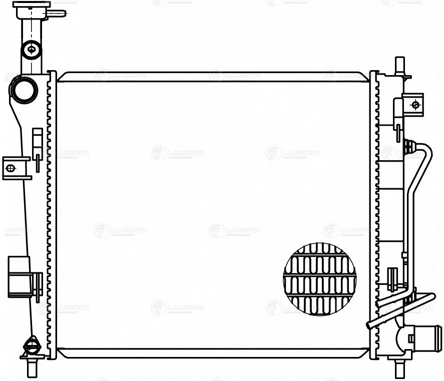 Радиатор охлаждения Luzar LRc 0899