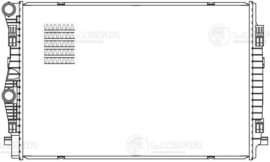 Радиатор охлаждения Luzar LRc 1849