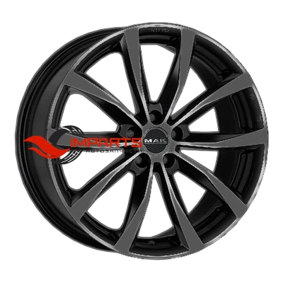 Колесный диск MAK 7x17/5x114,3 ET40 D66,1 Wolf Gloss Black