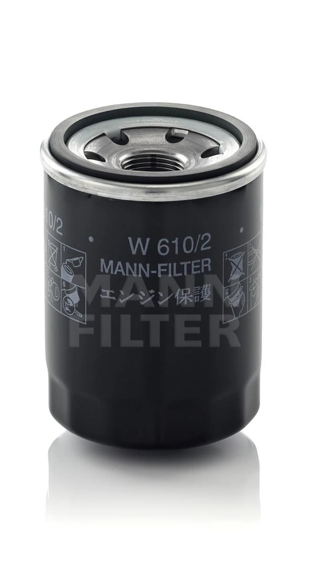 Фильтр масляный MANN-FILTER W6102
